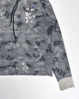 Diesel Destroyed Cammo Hoodie 2000's