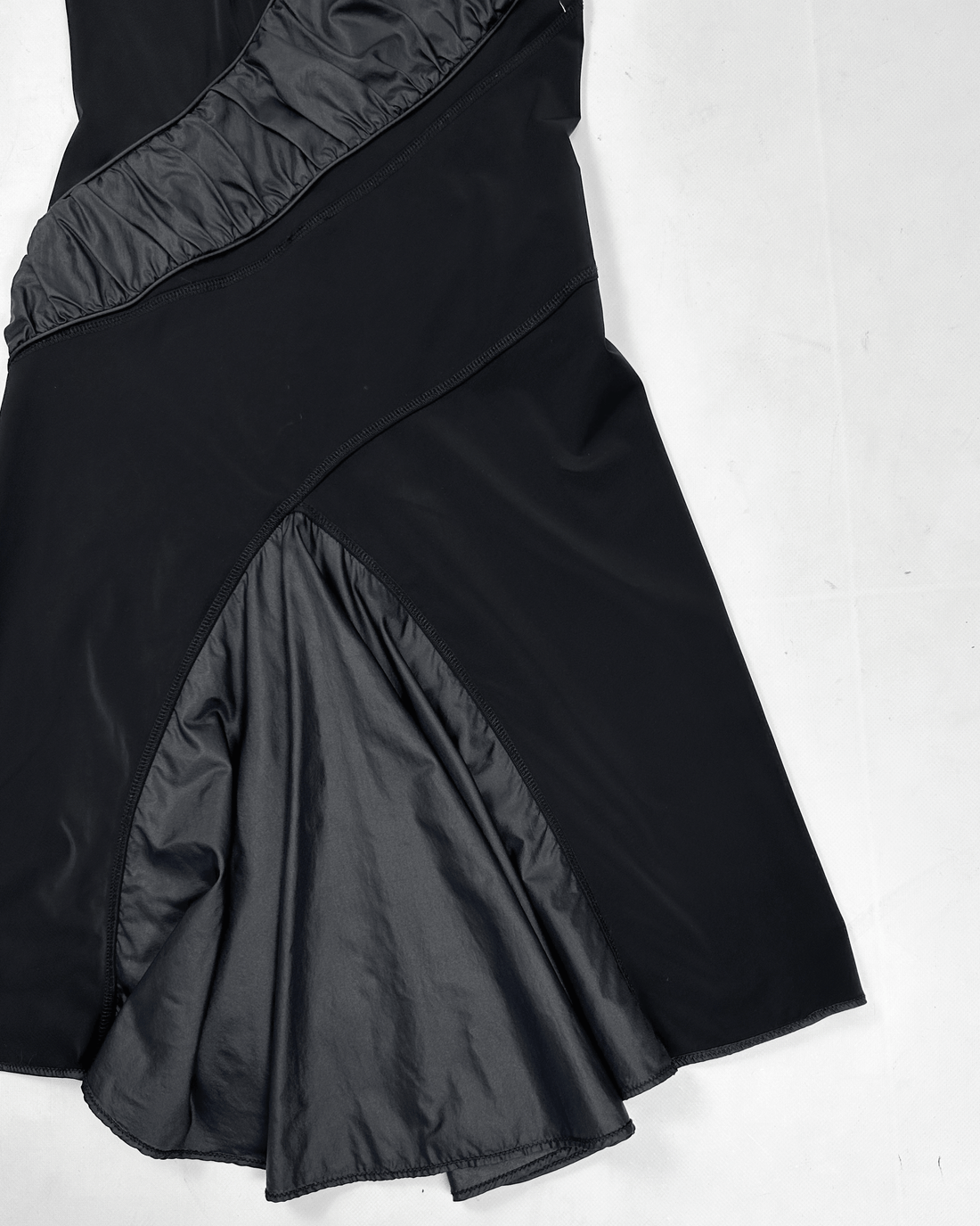 KAS Black Wrapped Line Dress 2000's
