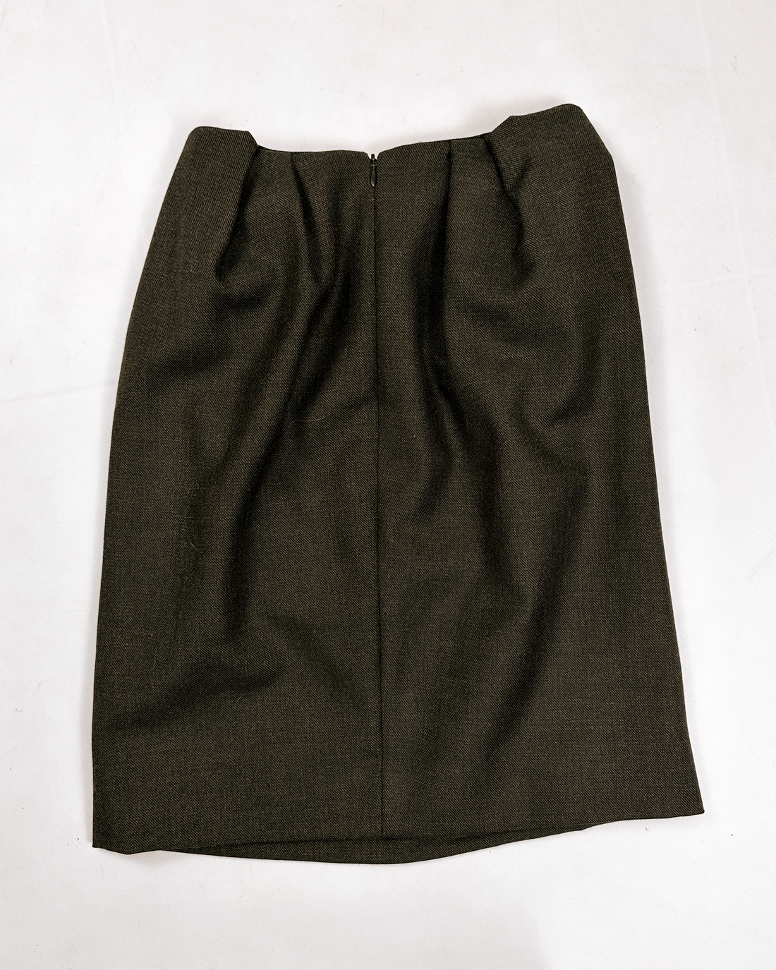 Marni 3-D Pleated Wool Skirt 2000's