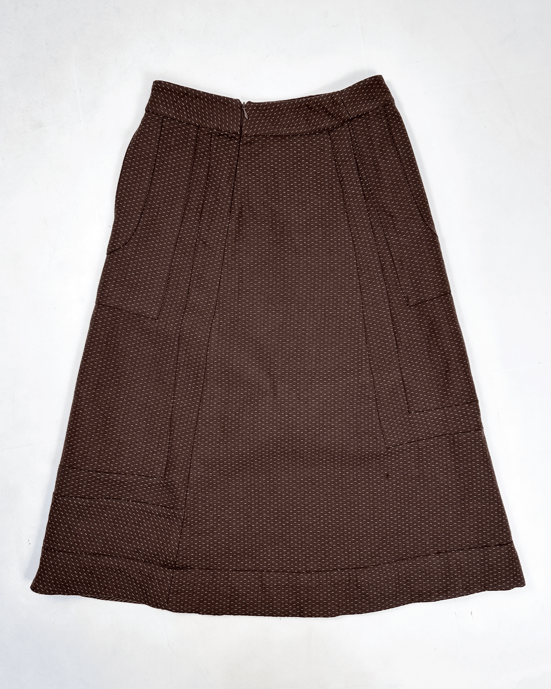 Marni Patterned Wool Maxi Skirt 2000's