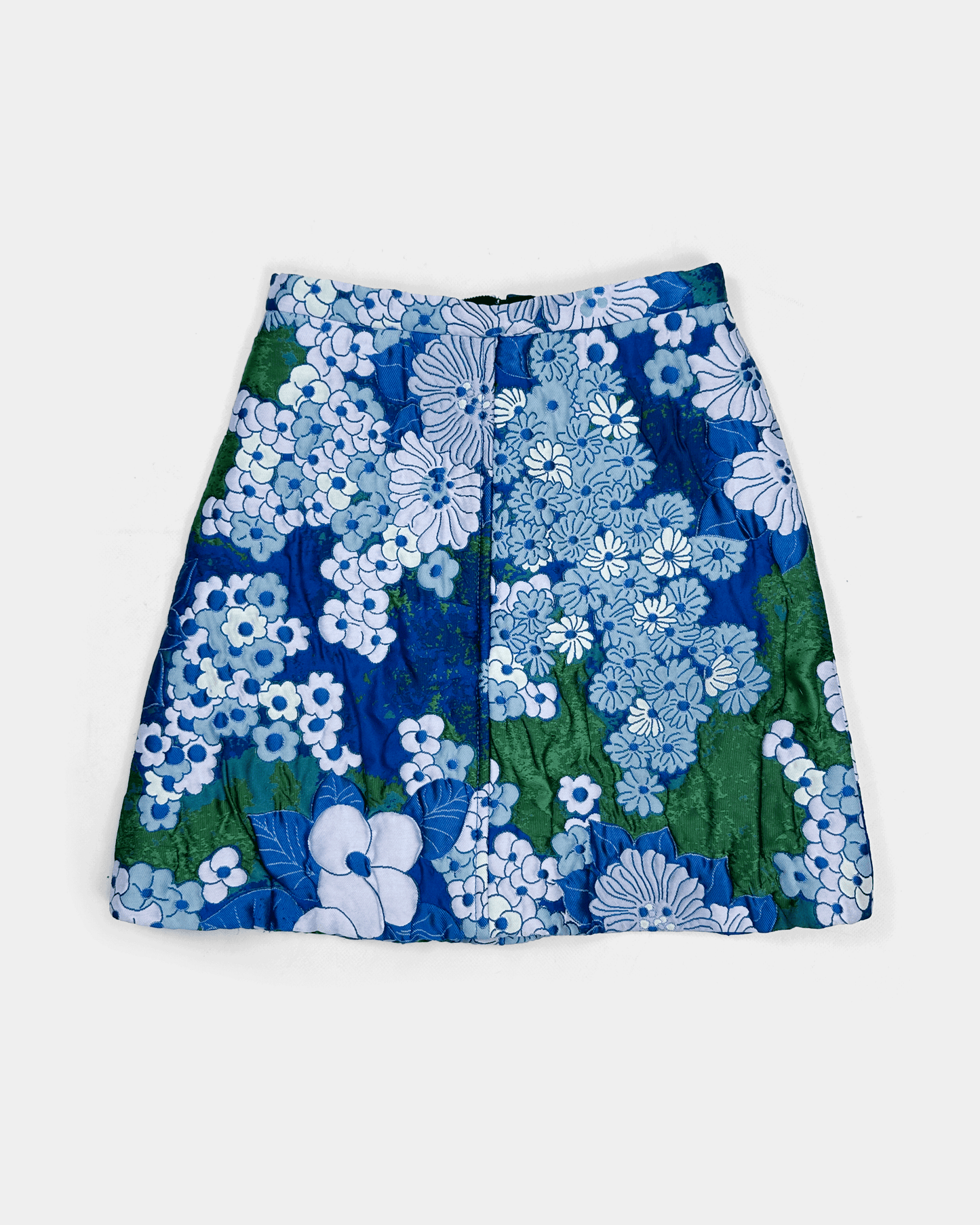 Carven 3-D Embroidery Print Skirt 2000's