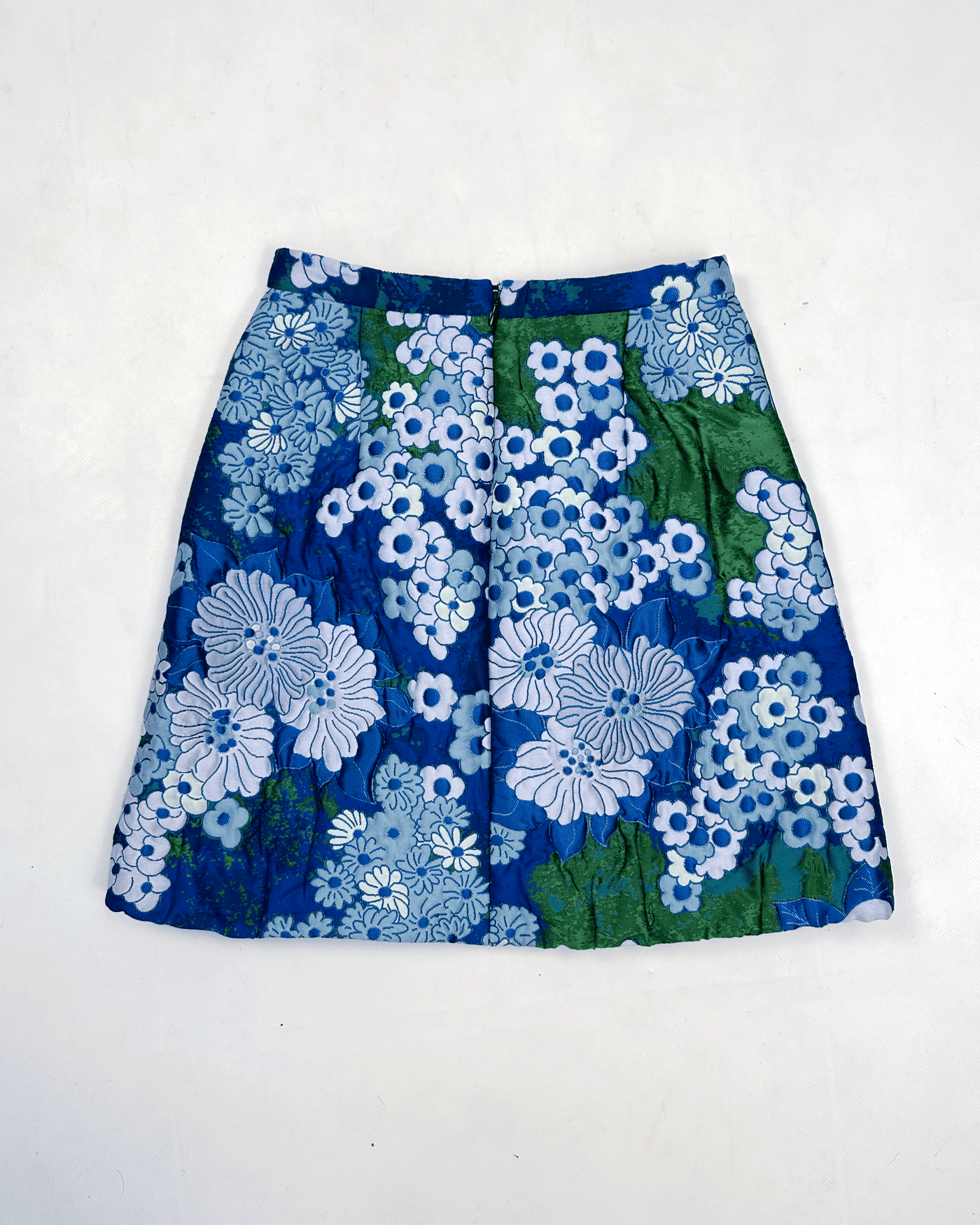 Carven 3-D Embroidery Print Skirt 2000's