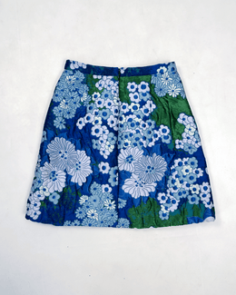 Carven 3-D Embroidery Print Skirt 2000's