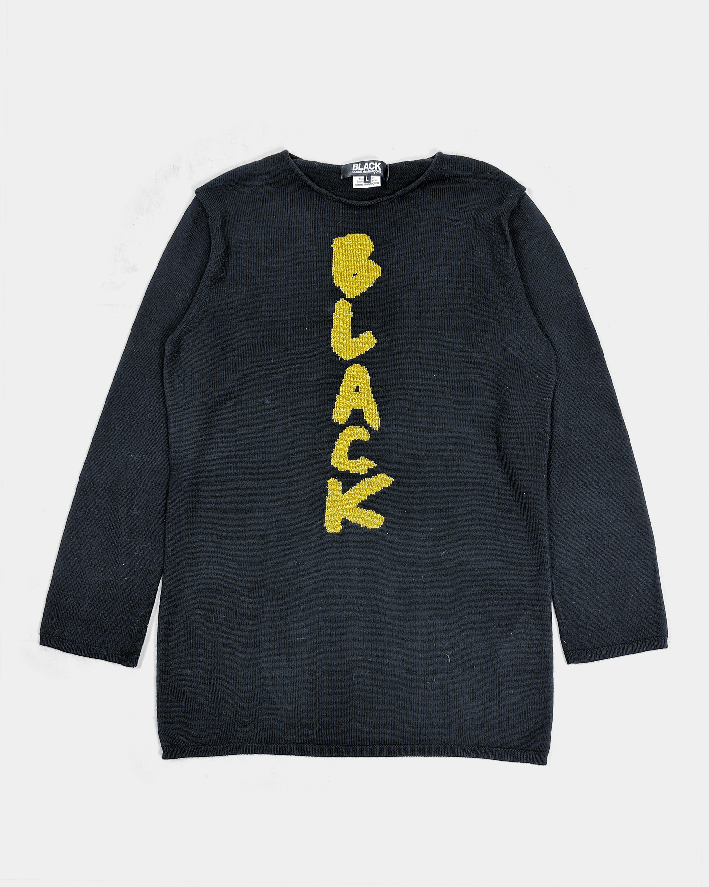 Comme Des Garçons Black Printed Sweater 2018