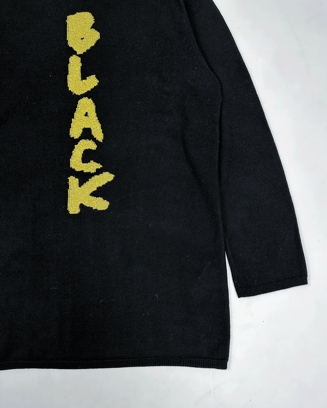 Comme Des Garçons Black Printed Sweater 2018