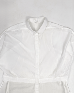 Helmut Lang 2-Layer White Shirt FW 2002