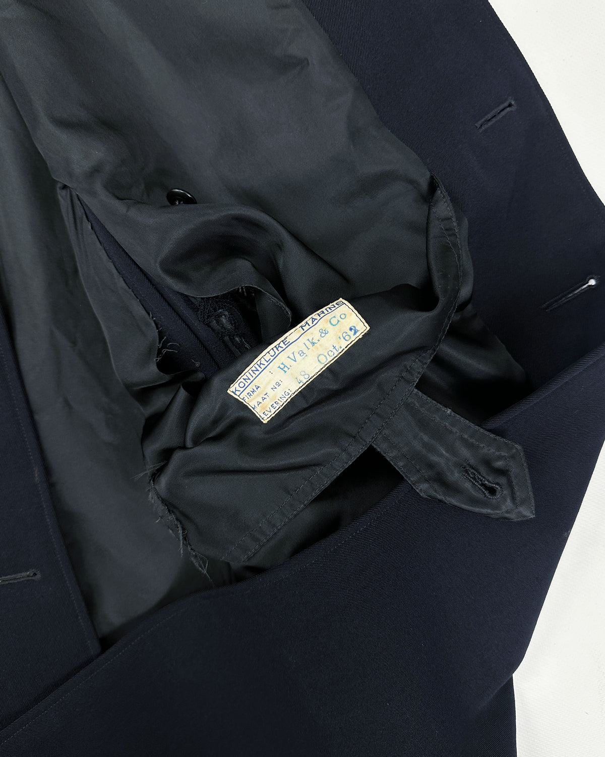 Marine Navy Blue Long Coat 1962