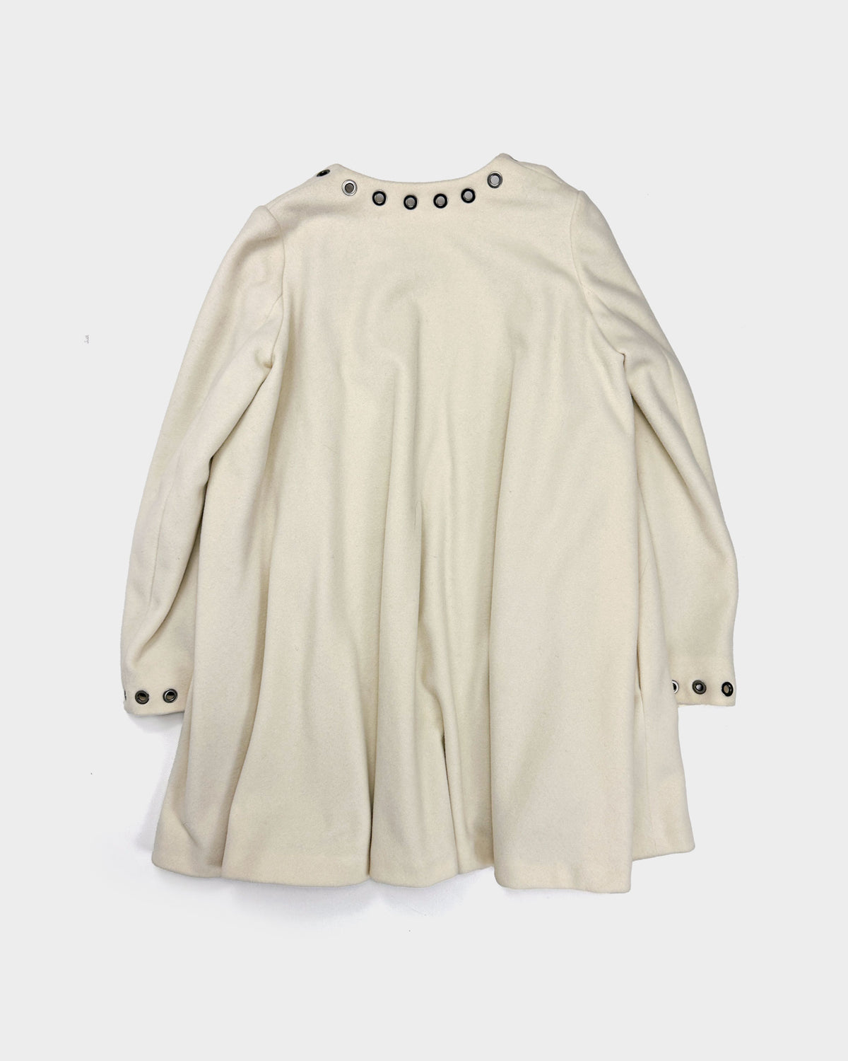 Faycal Amor Plein Sud Holes Cream Coat 2000's
