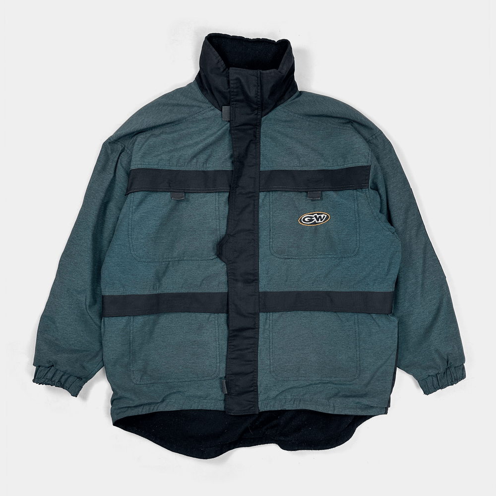 Goondy Windy 2-Layer Green Polar Jacket 1990's