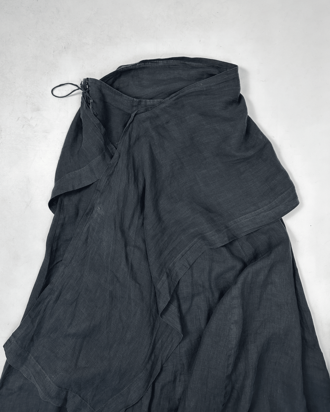 Sarah Pacini Skirted Linen Wide Pants 2000's