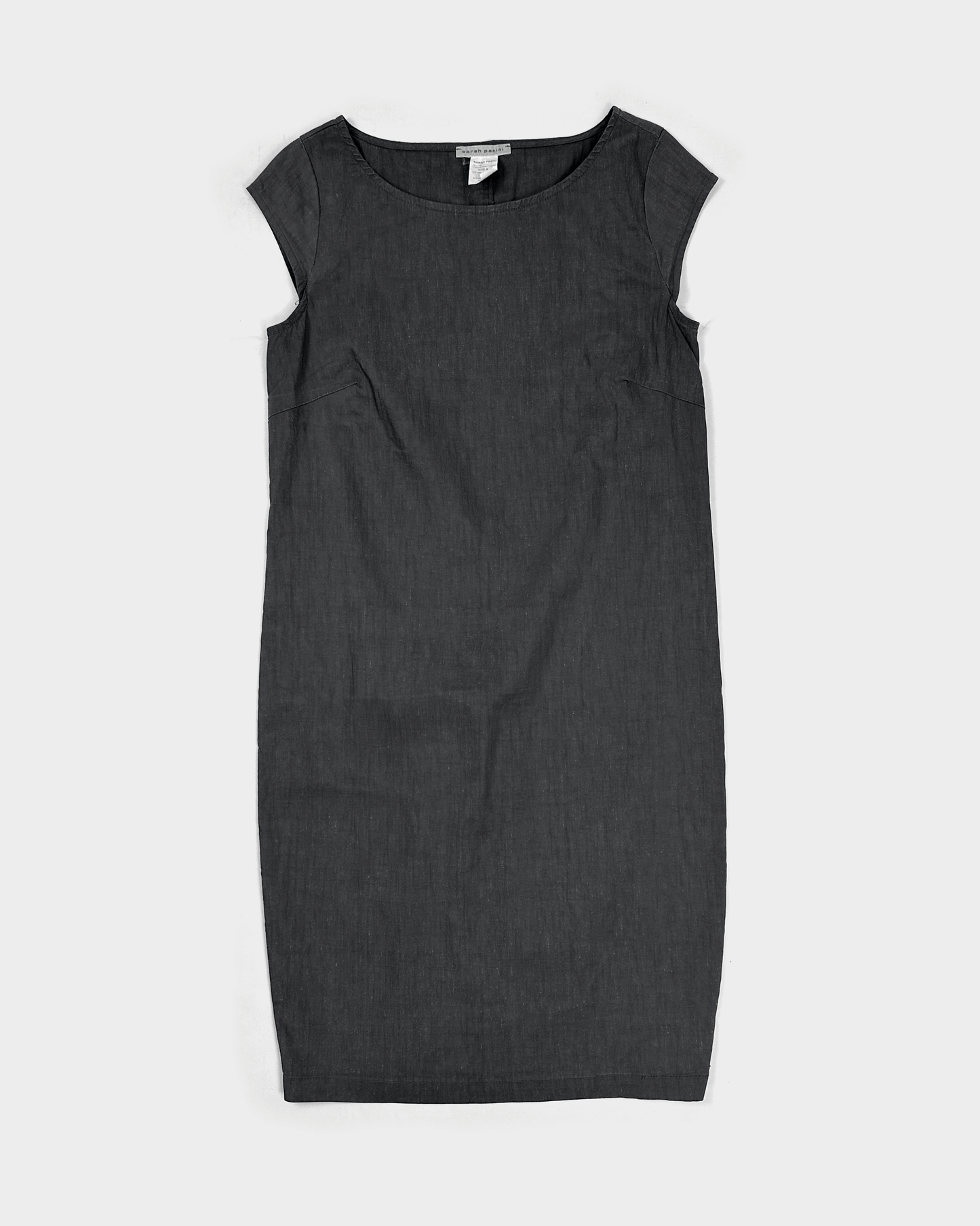 Sarah Pacini Dark Grey Zipped Dress 2000's