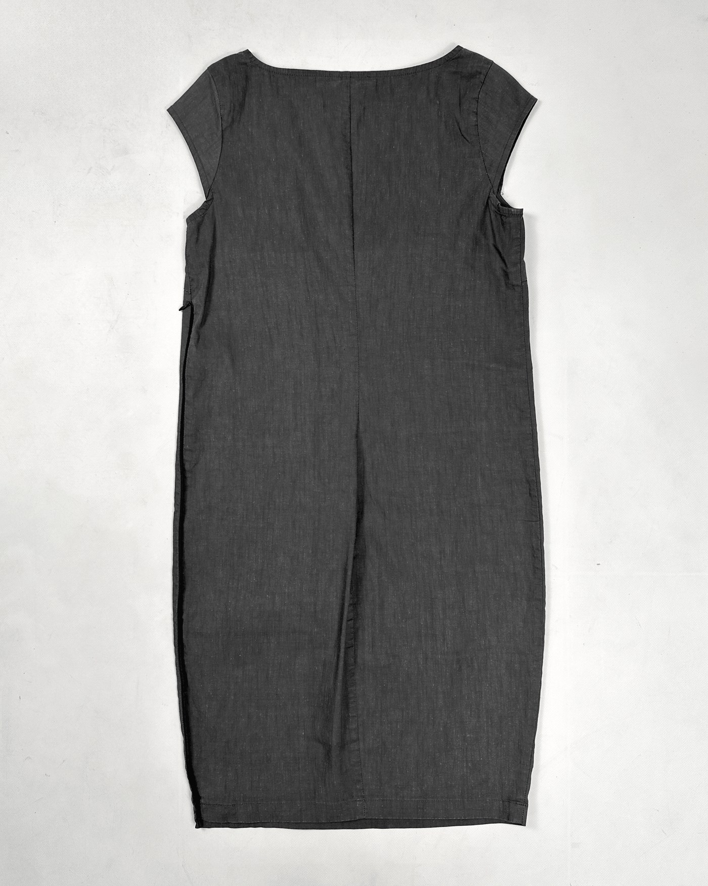 Sarah Pacini Dark Grey Zipped Dress 2000's Vintage TTS Sarah Pacini Dark Grey Zipped Dress 2000's Vintage TTS