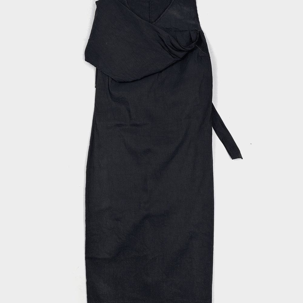 Sarah Pacini Utility Black Dress 2000's