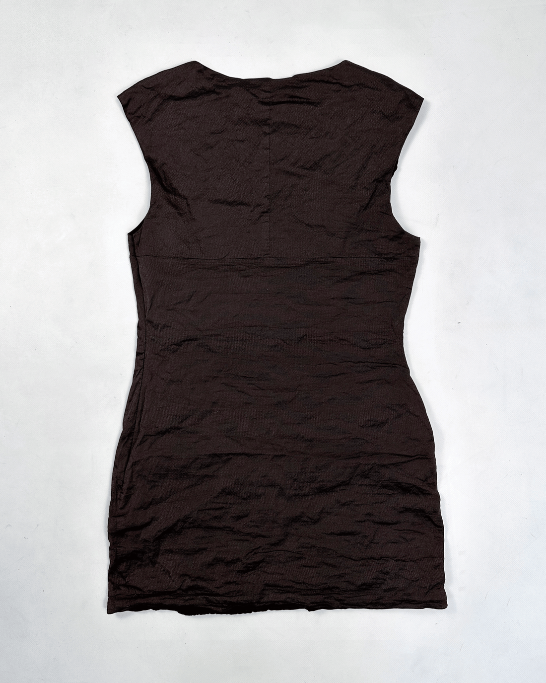 Sarah Paccini Metal Brown Dress 2000's