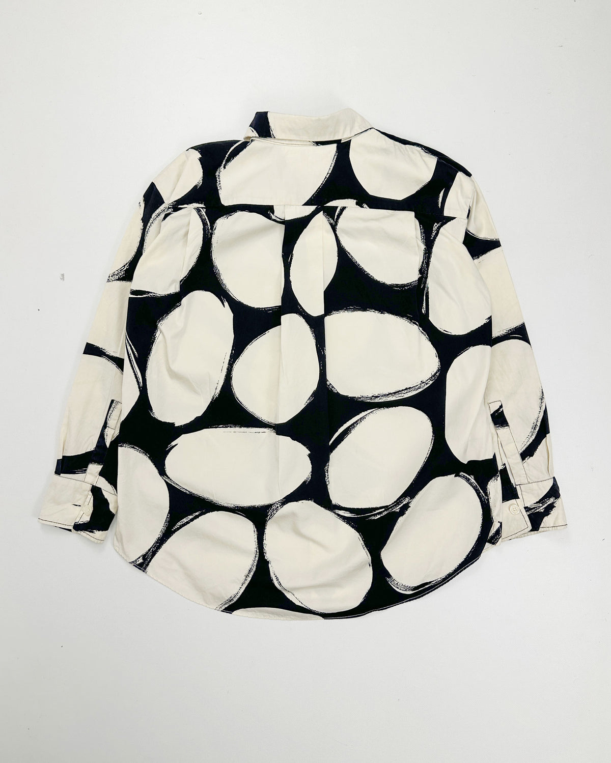 Marni Print Cotton Black and White Overshirt S/S 2020