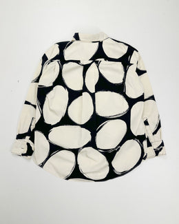 Marni Print Cotton Black and White Overshirt S/S 2020