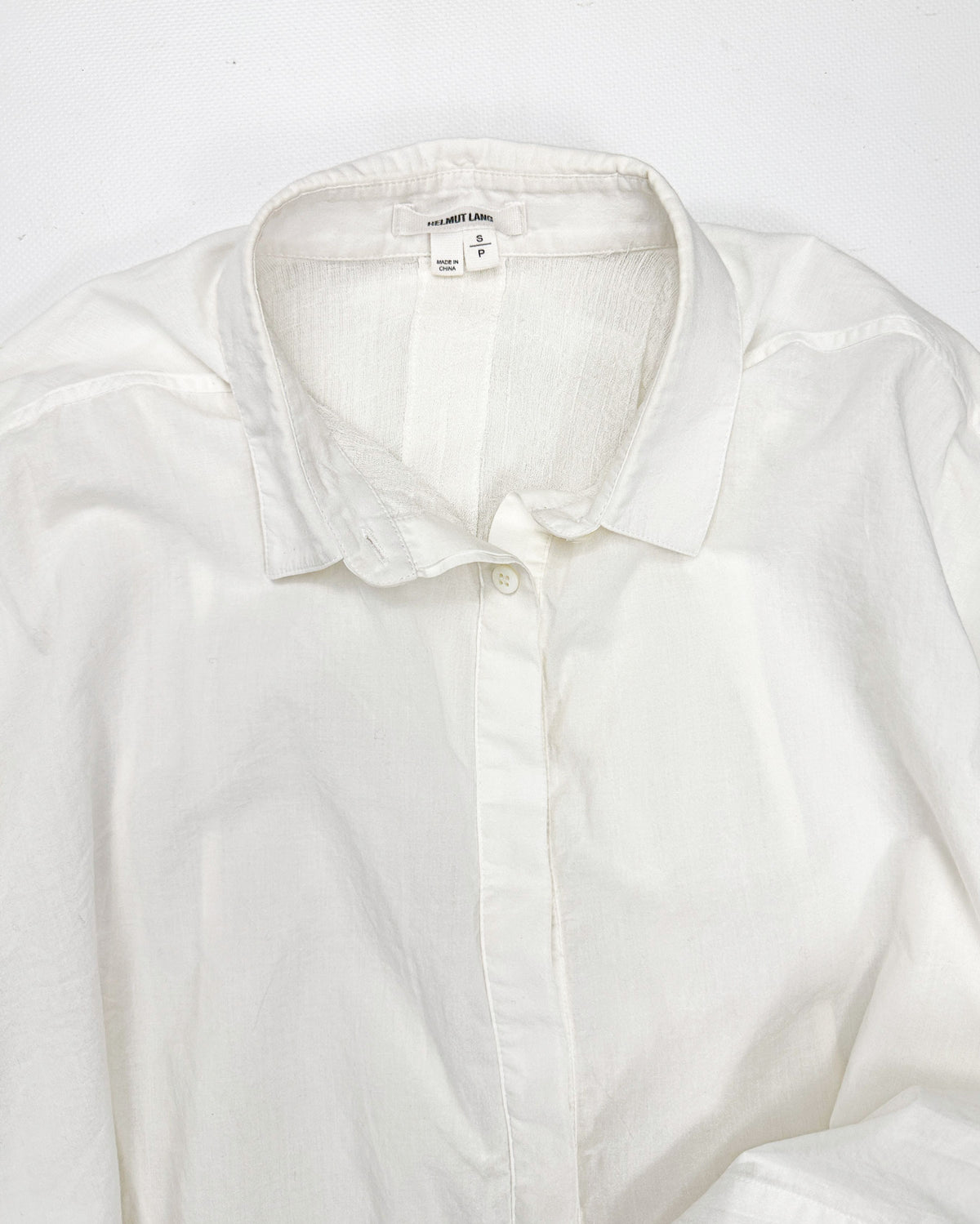 Helmut Lang 2-Layer White Shirt F/W 2002 - Vintagetts