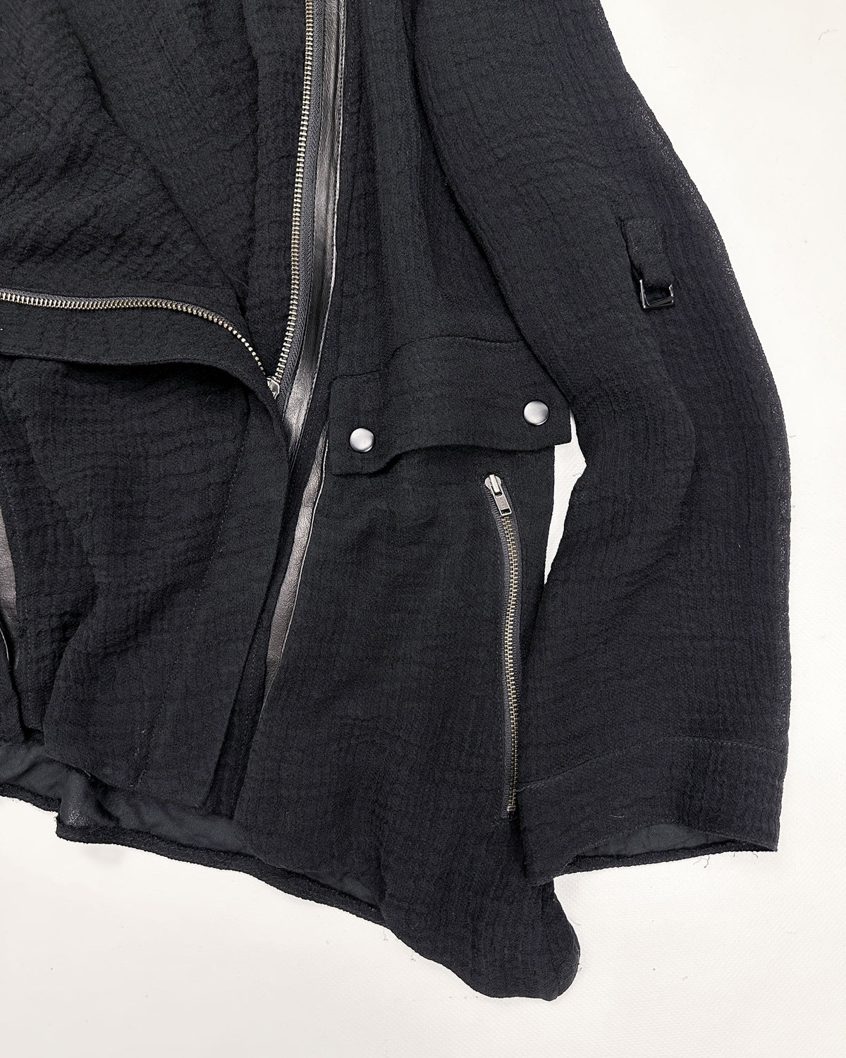 Helmut Lang Off-Centered Zip Jacket F/W 2002 - Vintagetts