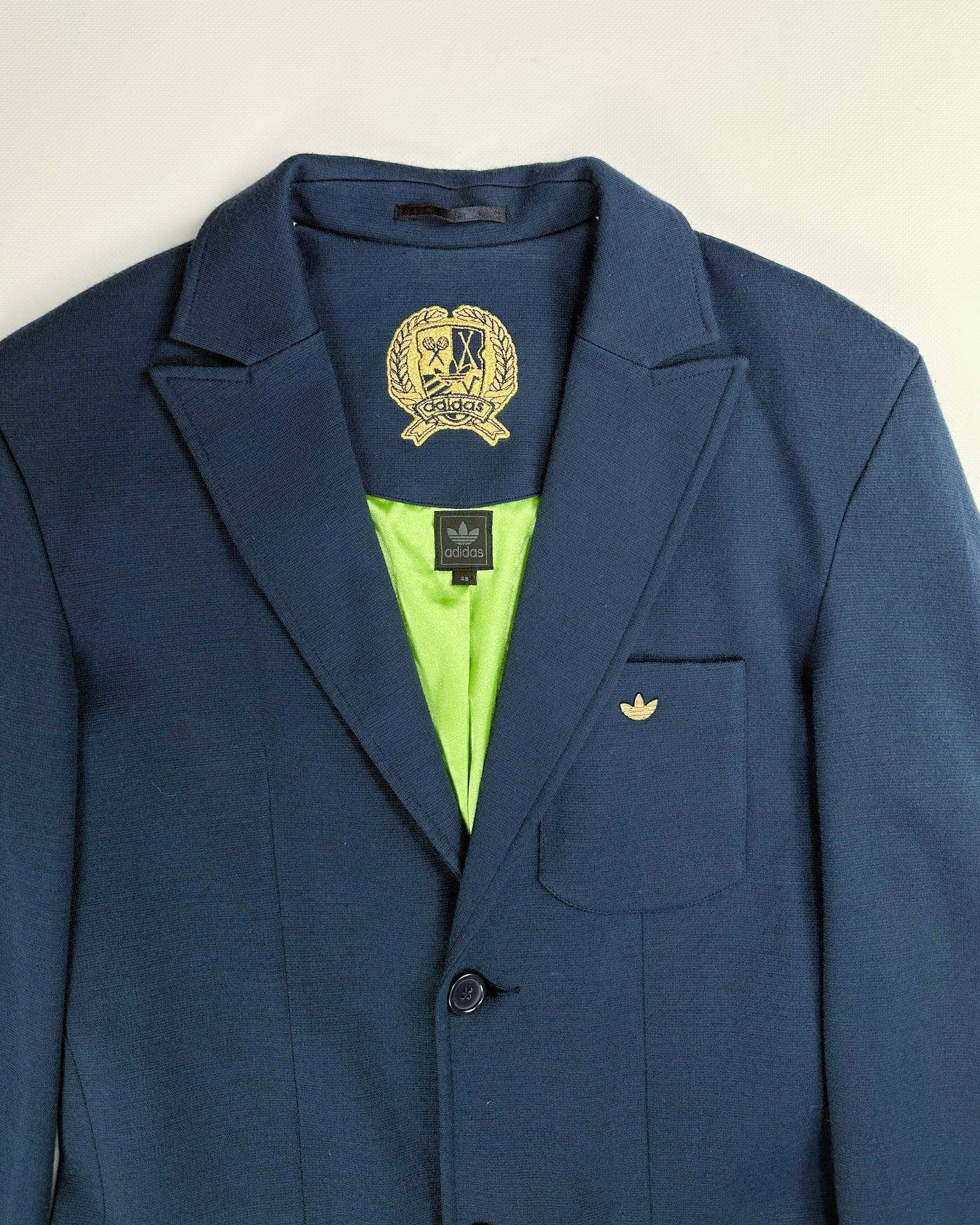 Adidas Tennis Navy Blue Blazer 2000's