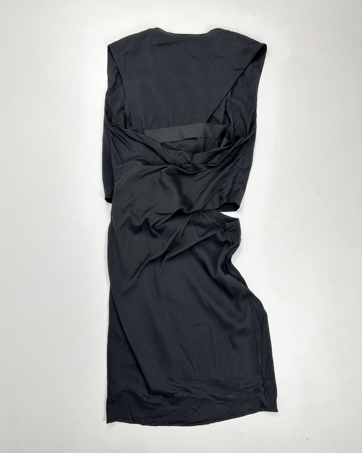 Helmut Lang 2-Pieces Black Dress S/S 2001 - Vintagetts