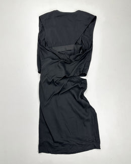 Helmut Lang 2-Pieces Black Dress S/S 2001 - Vintagetts