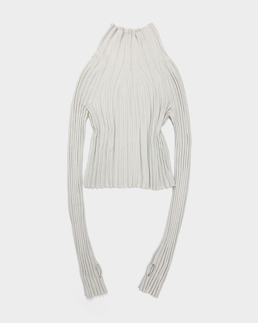 Helmut Lang White Anatomical Knitwear F/W 2005 - Vintagetts