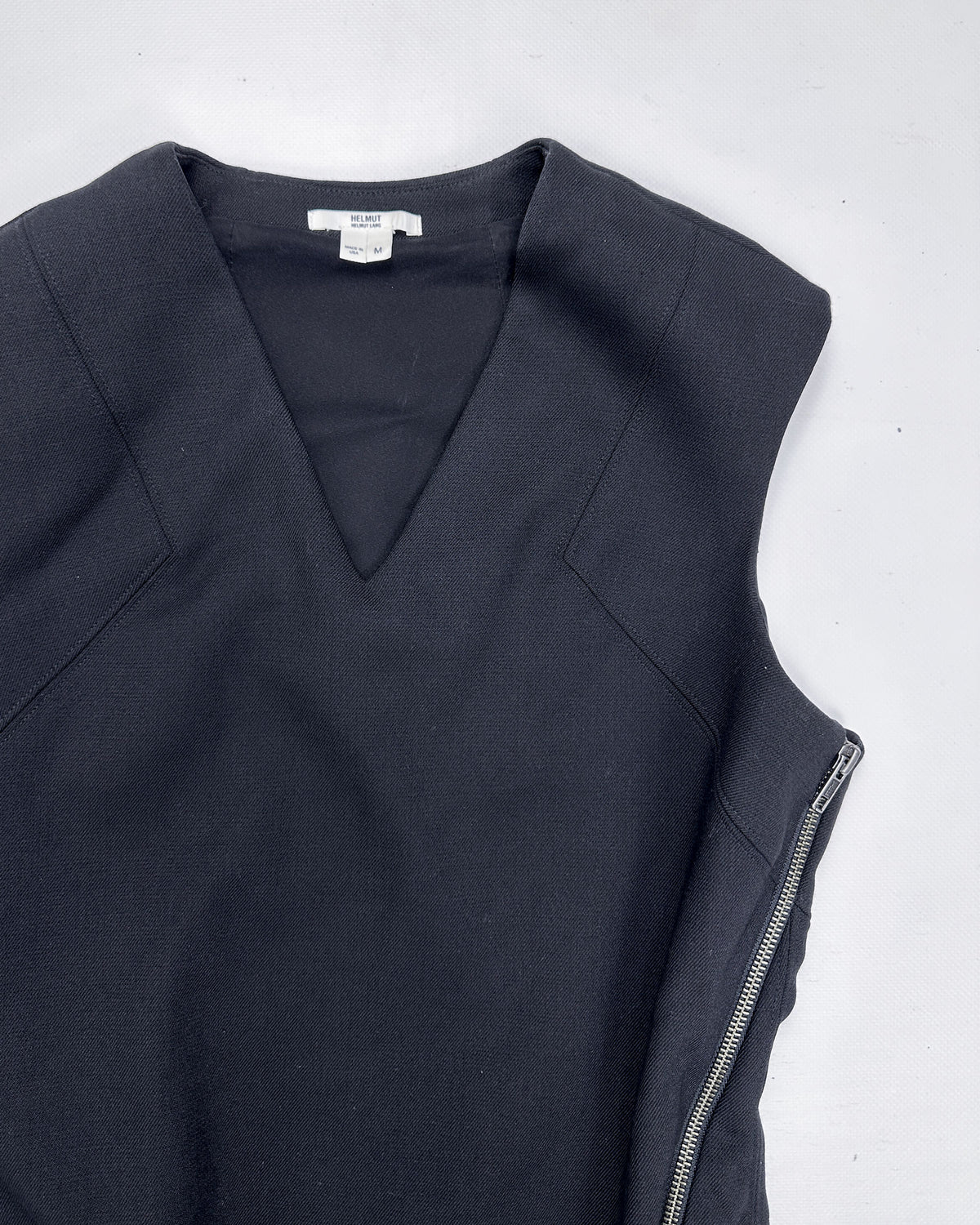 Helmut Lang Full Zipped Black Dress F/W 2009 - Vintagetts