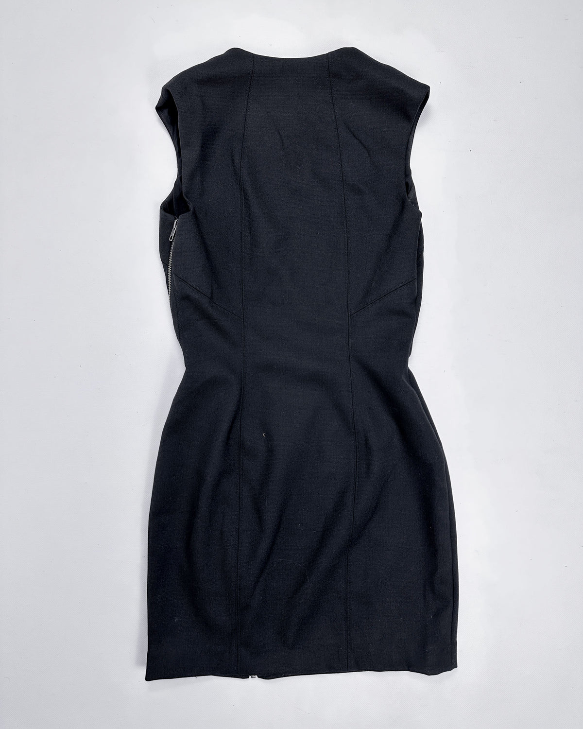 Helmut Lang Full Zipped Black Dress F/W 2009 - Vintagetts