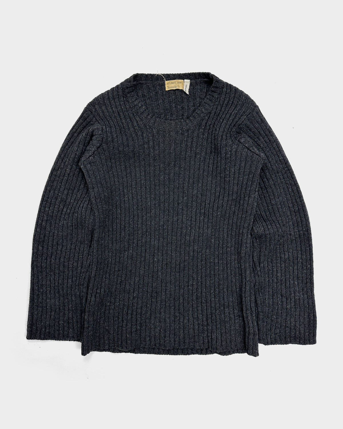 Helmut Lang Grey Wool Knitwear F/W 1998 - Vintagetts