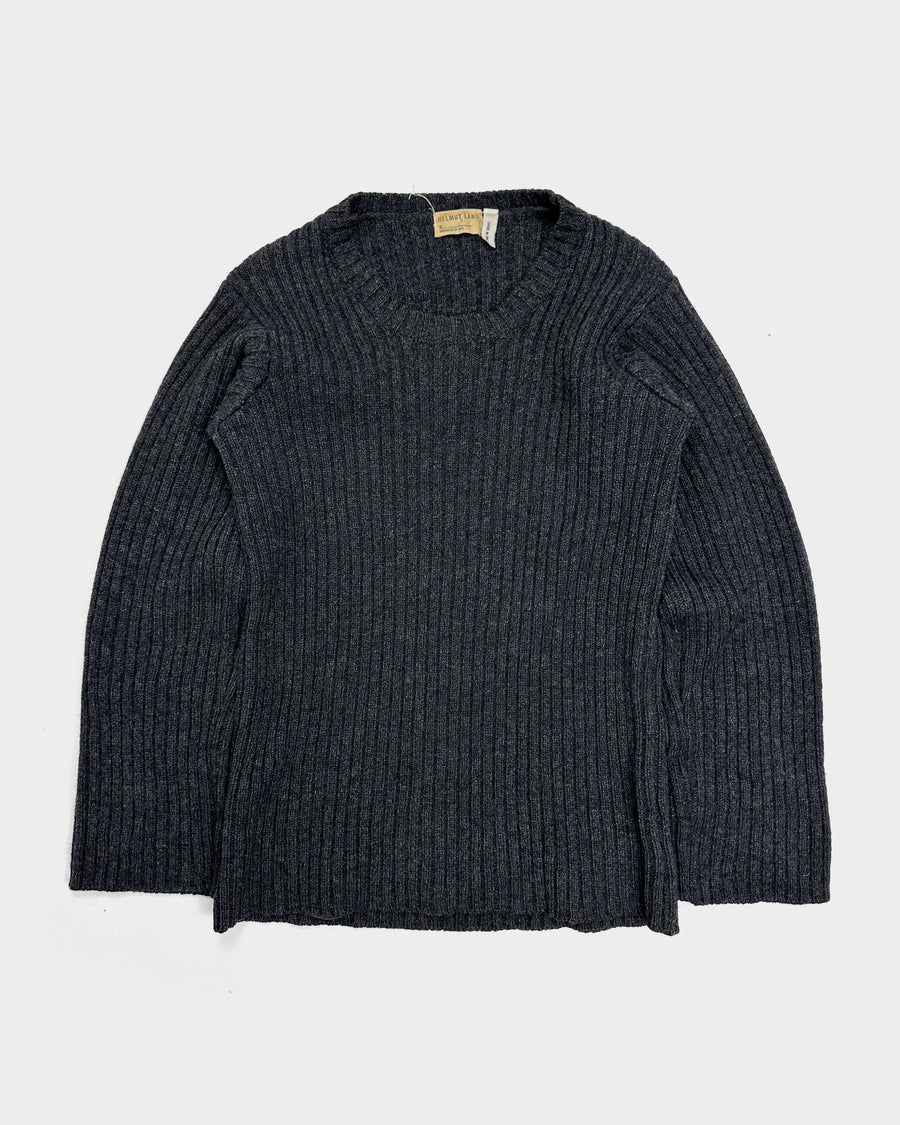 Helmut Lang Grey Wool Knitwear F/W 1998 - Vintagetts