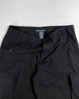 Ralph Lauren Dark Grey Wool Pants 1990's