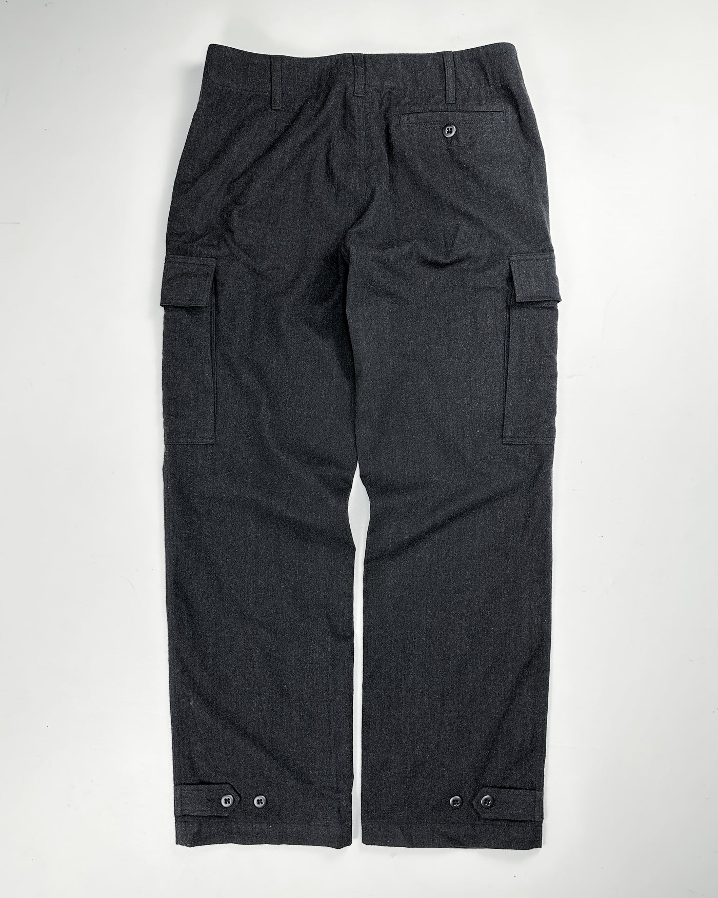 Ralph Lauren Dark Grey Wool Pants 1990's
