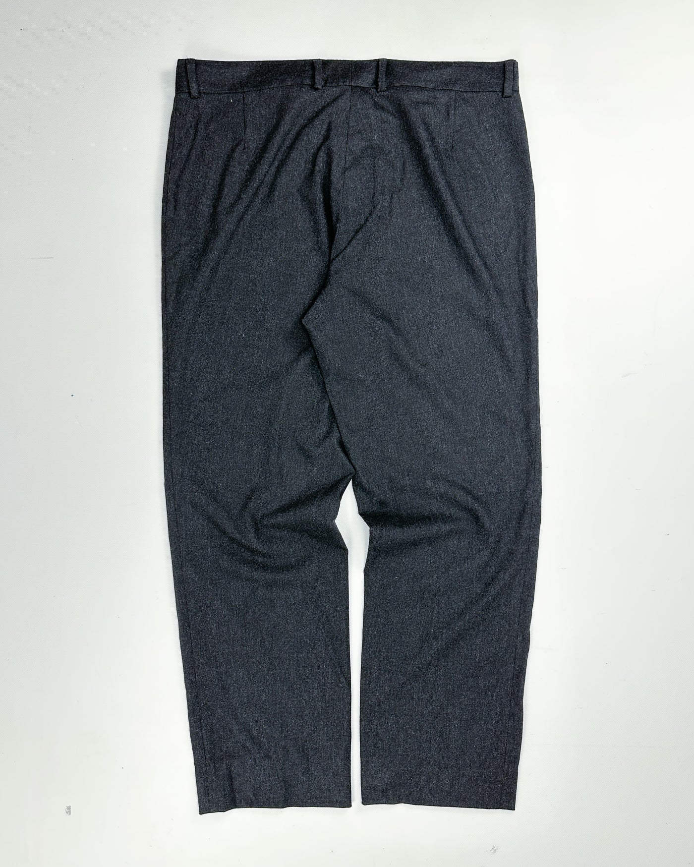 Bottega Veneta Dark Grey Wool + Angora Pants 2000's