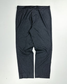 Bottega Veneta Dark Grey Wool + Angora Pants 2000's