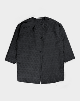 Cora Kemperman Black Dots Long Coat 2000's