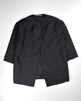 Cora Kemperman Black Dots Long Coat 2000's