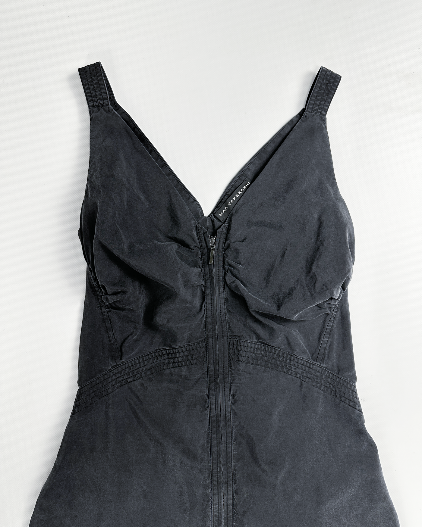 Nao Takekoshi Black Silk Dress 2000's