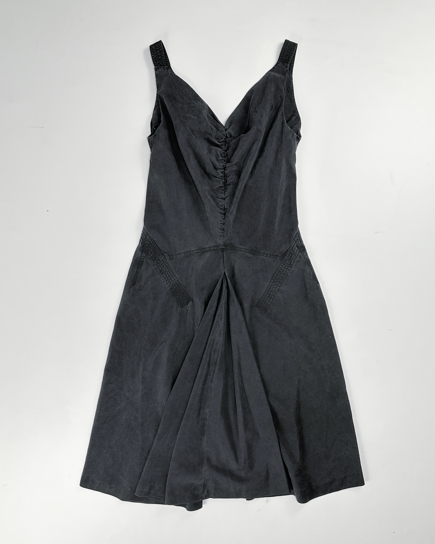 Nao Takekoshi Black Silk Dress 2000's