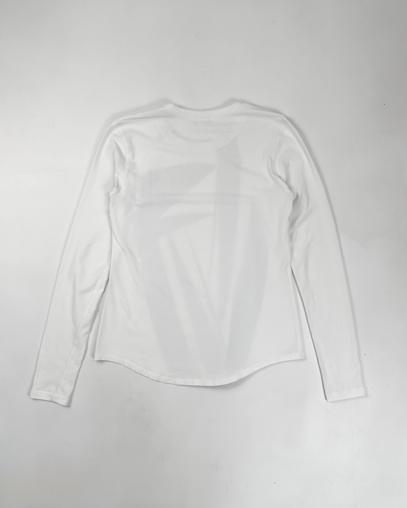 Jil Sander White Spiral Print Top 2000's