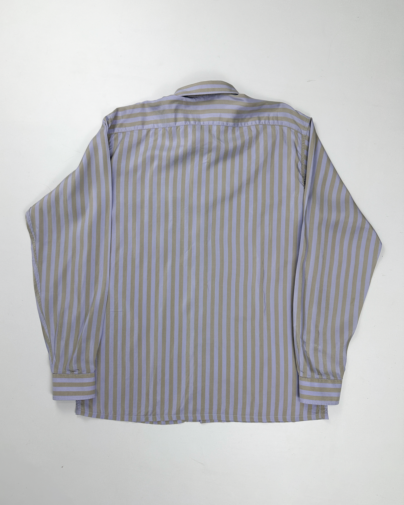 Paco Rabanne Striped Silk Shirt 1990's