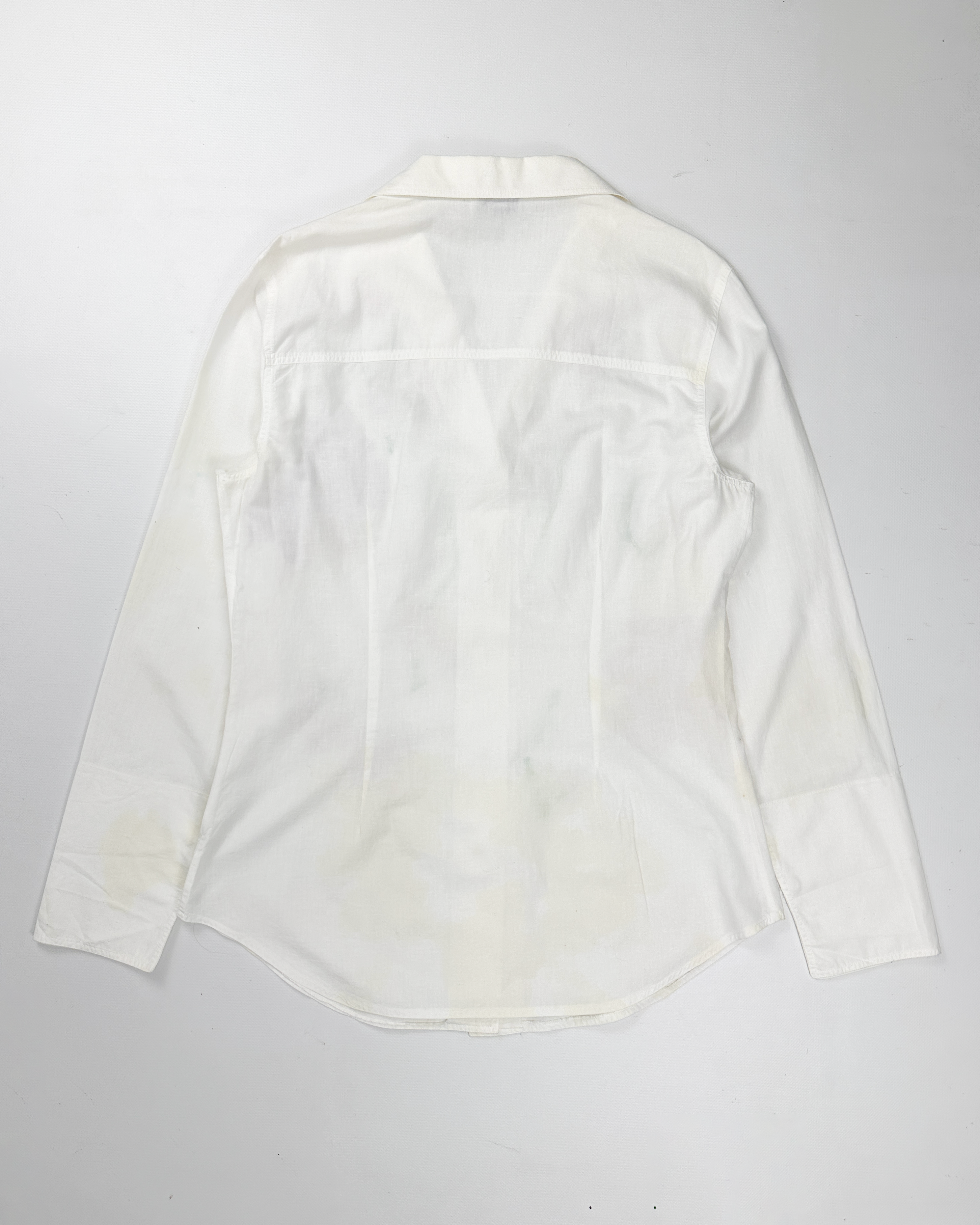 La Perla Embroidered Sequins White Shirt 2000's