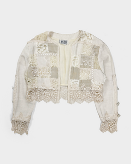 Maïck Harold "Torera" Cream White Jacket 1980's