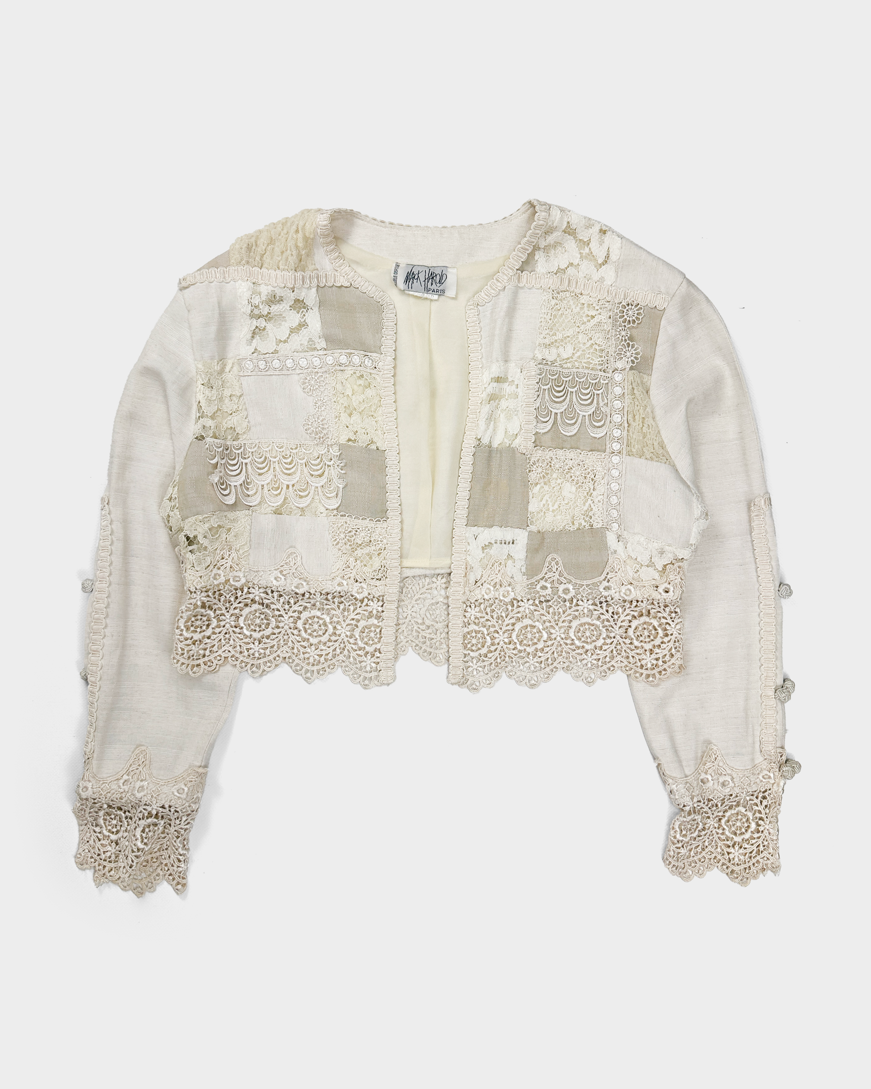 Maïck Harold "Torera" Cream White Jacket 1980's