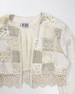 Maïck Harold "Torera" Cream White Jacket 1980's