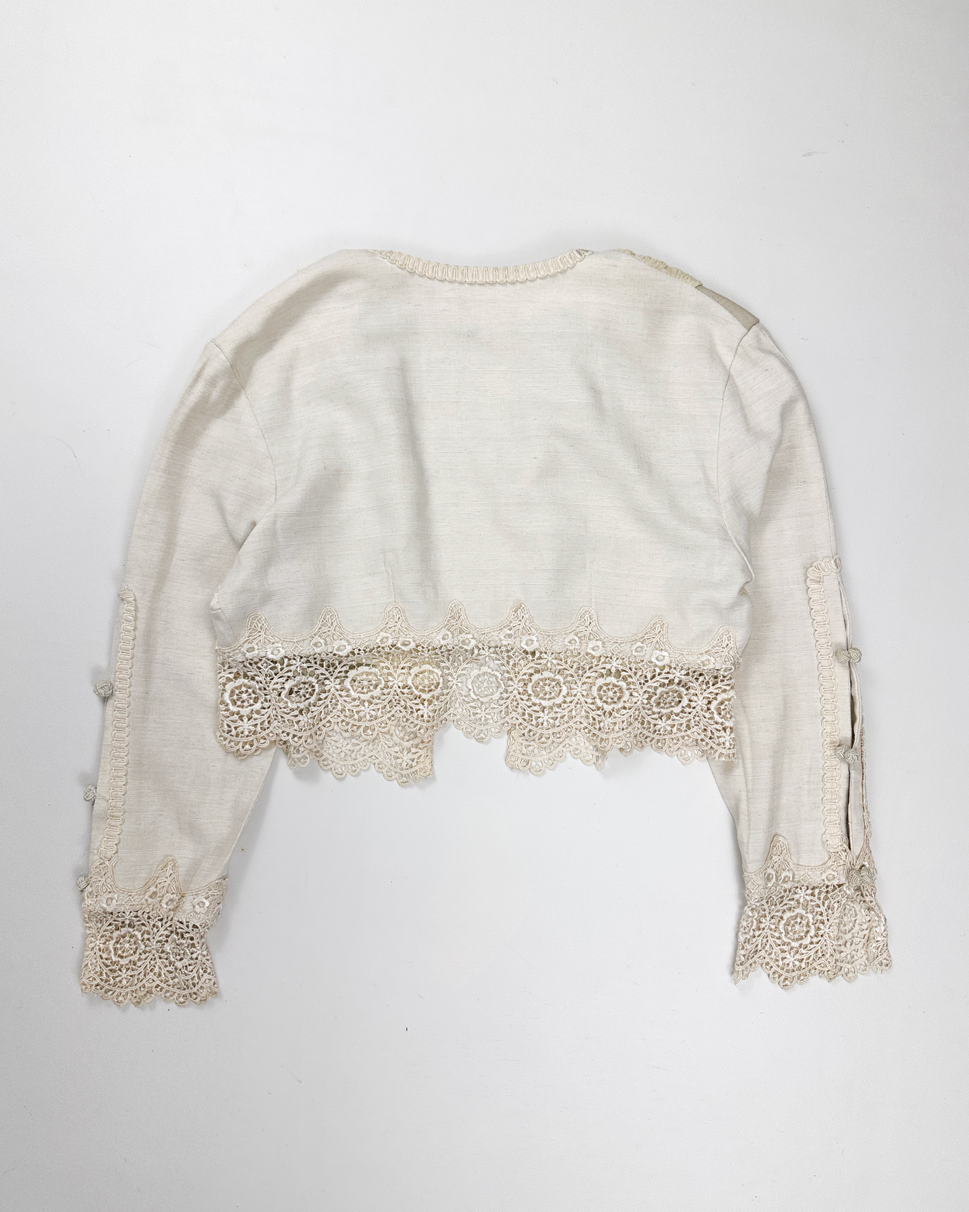 Maïck Harold "Torera" Cream White Jacket 1980's