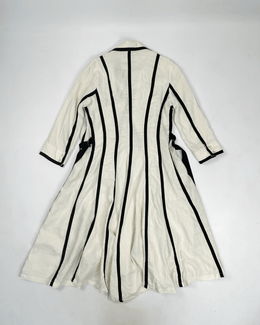 Isabel De Pedro "En Punta" Linen Off-White Coat 2000's
