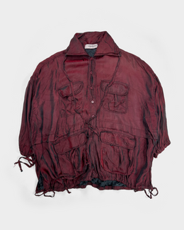 Cora Kemperman Iridiscent Oversized Shirt 1990's