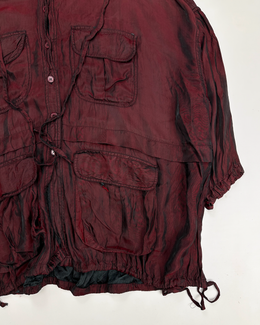 Cora Kemperman Iridiscent Oversized Shirt 1990's