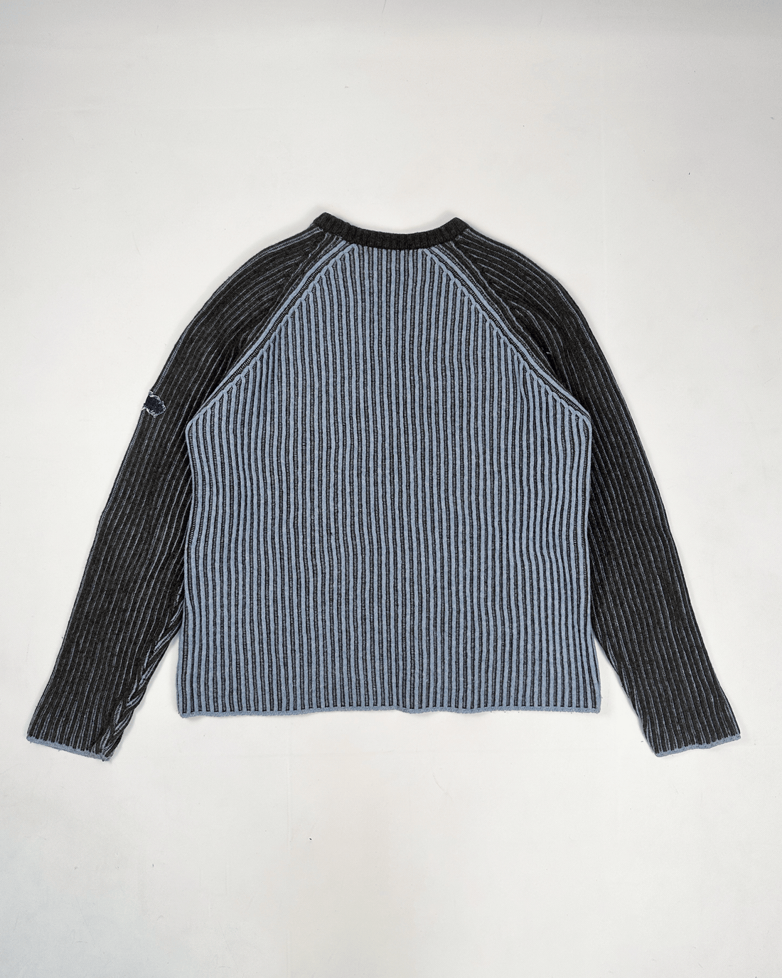 Iceberg Stiped Wool Brown and Blue Knitwear 1990's