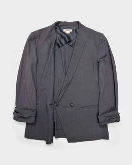 Helmut Lang Crossed Grey Blazer F/W 2002